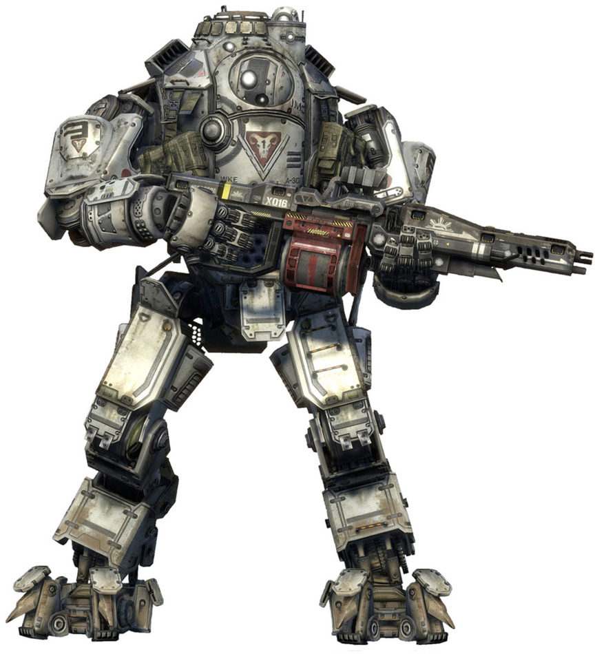 arte conceptual del robot titanfall