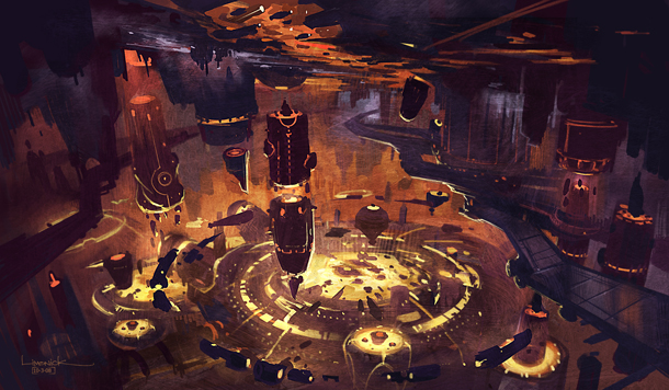 Cybertron Environment Transformers: War for Cybertron - Autobots Concept Art