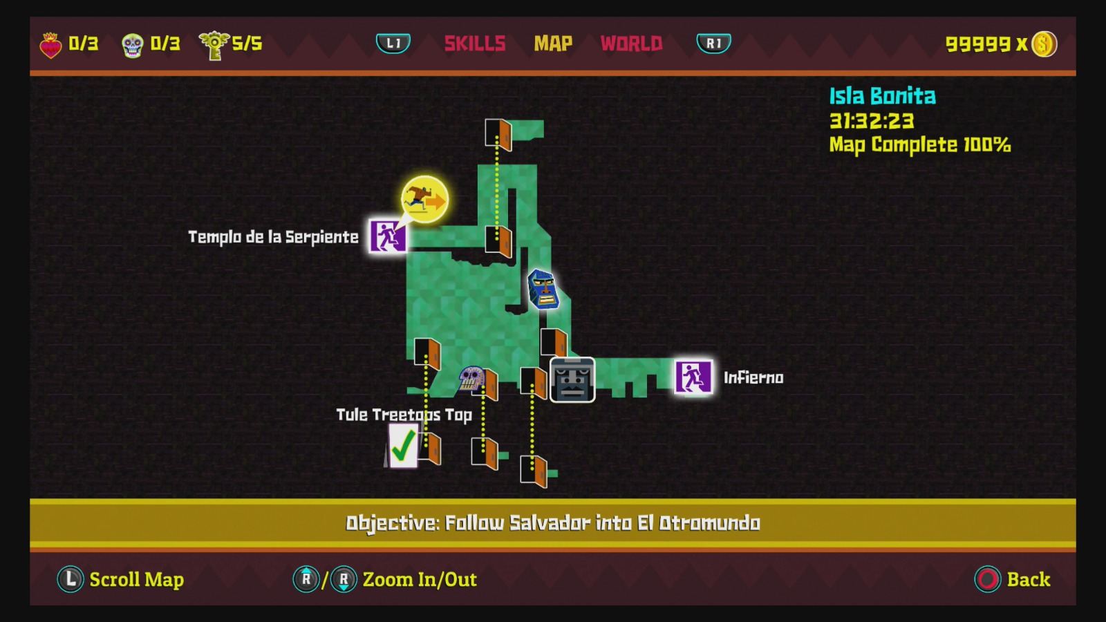 Complete Area Maps Guacamelee! 2 Walkthrough Neoseeker