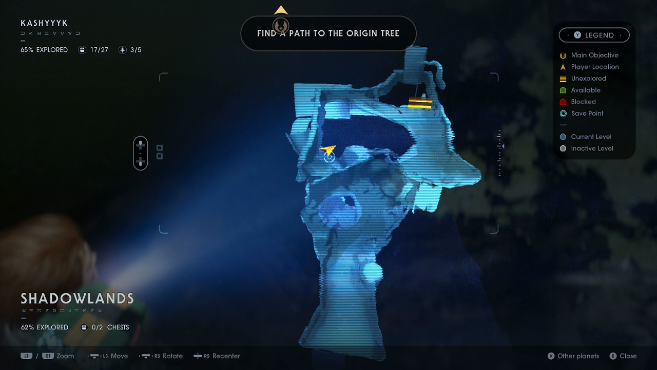 Kashyyyk Reach the Origin Tree Star Wars Jedi Fallen Order