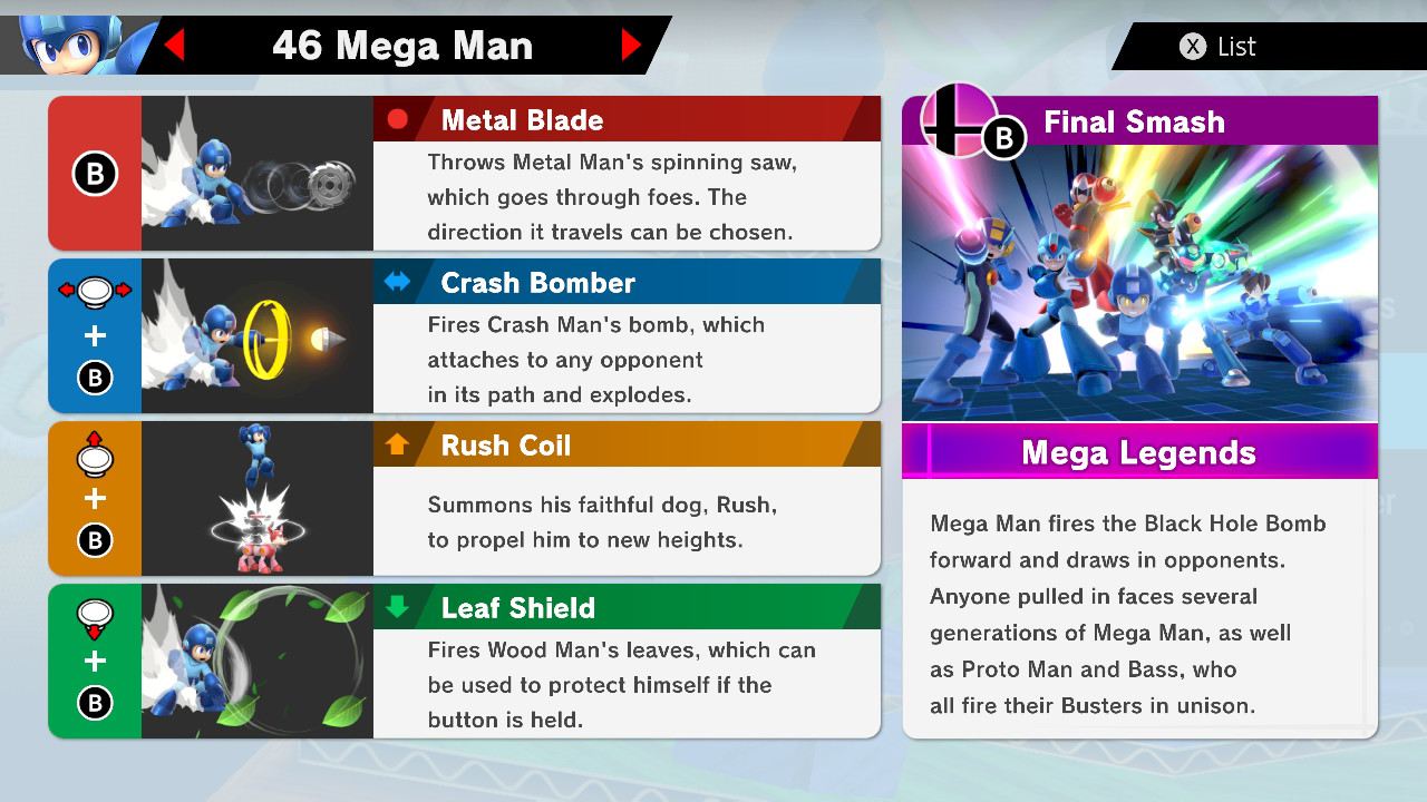 Mega Man - Super Smash Bros. Ultimate - Neoseeker