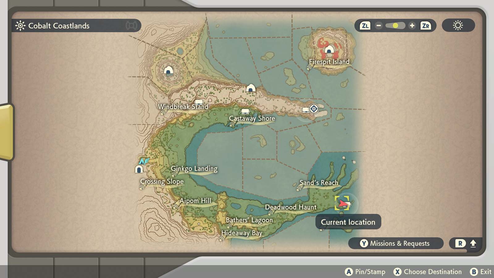 Setting Up the Coastlands Camp Request Guide Pokémon Legends Arceus