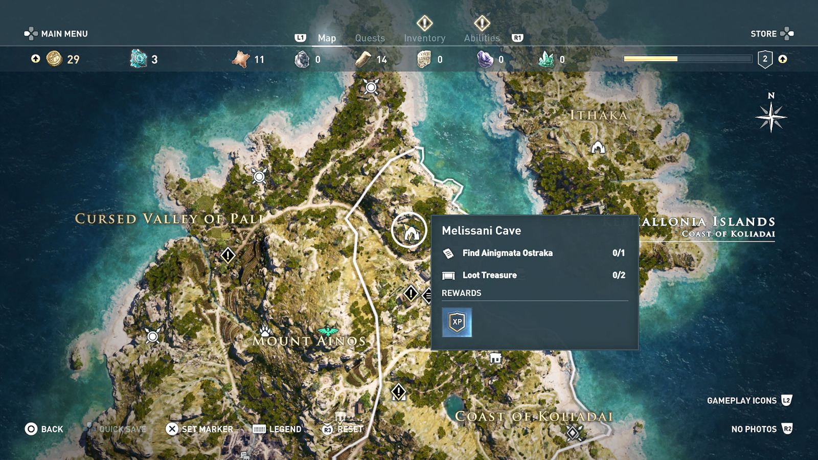 Ainigmata Ostraka Kephallonia Islands Assassins Creed Odyssey