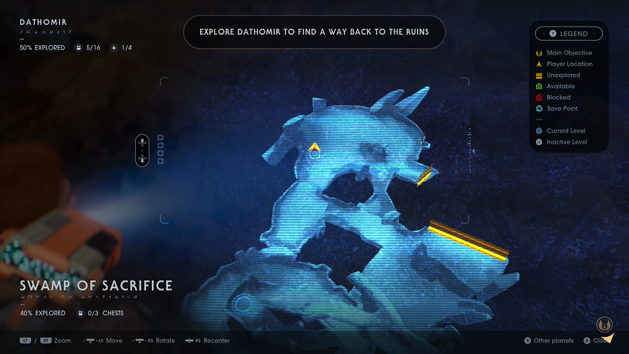 Dathomir Find a Way to Reach the Ruins Star Wars Jedi Fallen Order