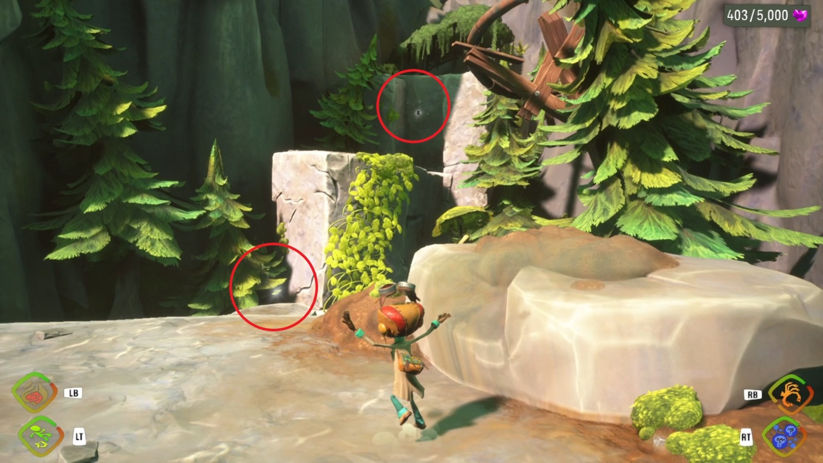 PSI Challenge Cards Motherlobe Quarry Psychonauts 2 Walkthrough