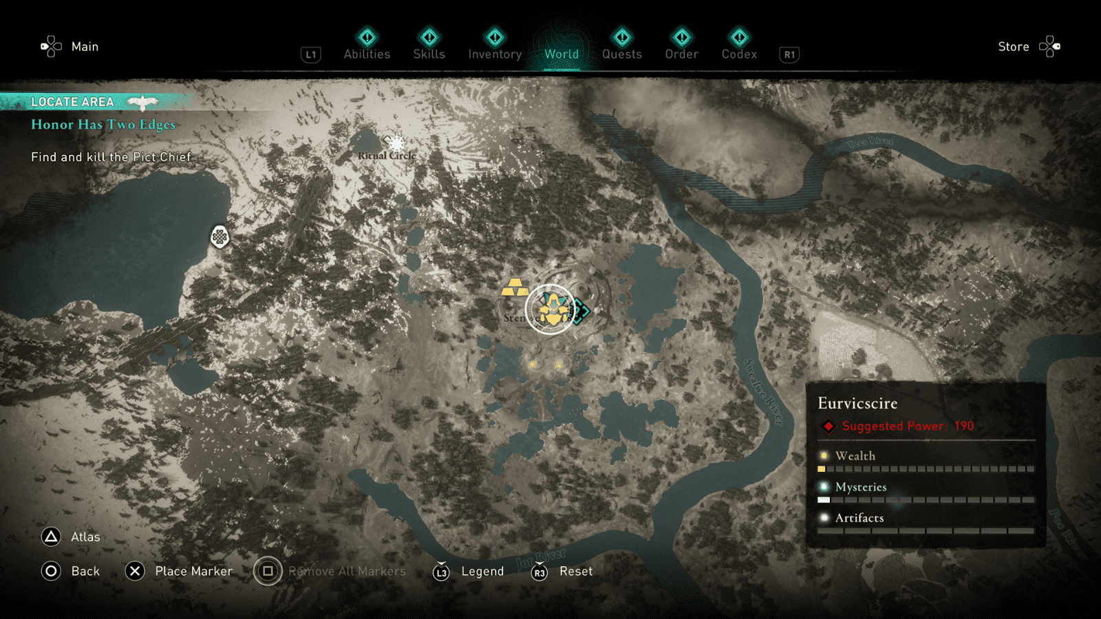 Eurviscire Gear Locations Assassin's Creed Valhalla Walkthrough