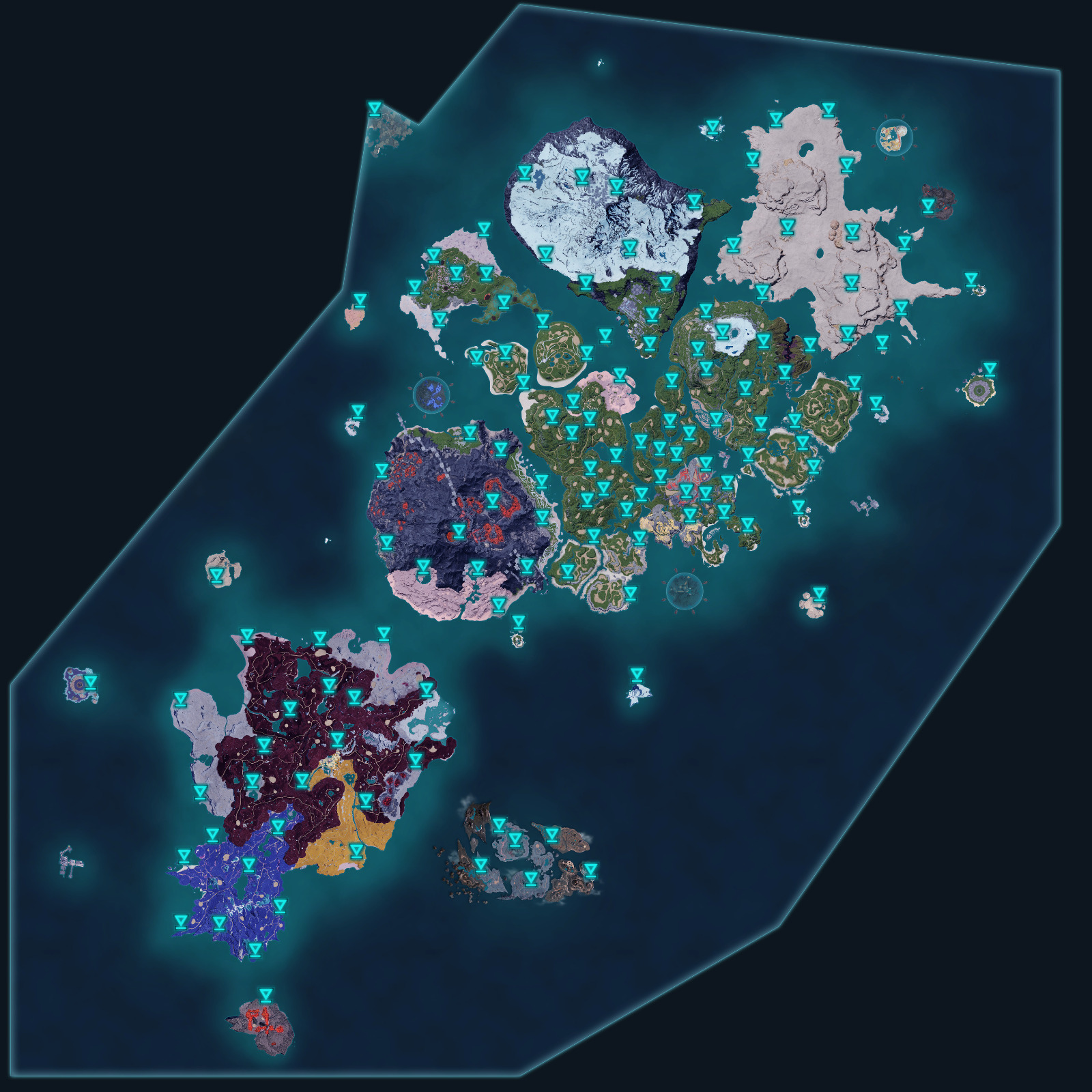 Palworld - All Fast Travel Point Locations - Neoseeker