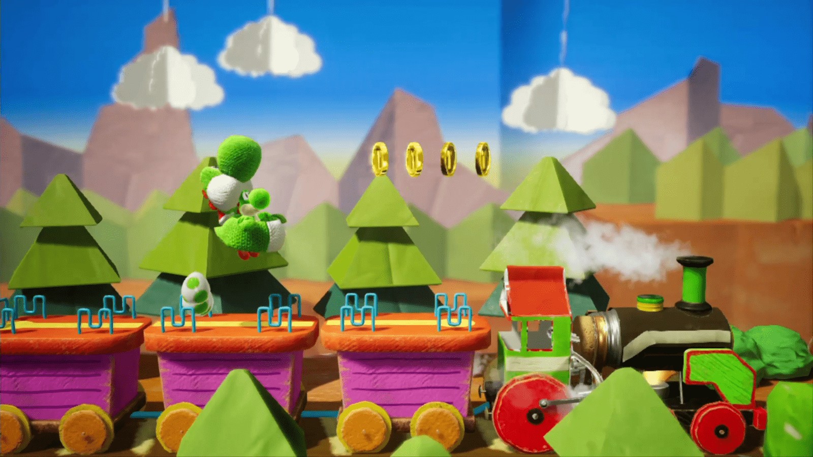 Whistlestop Rails Yoshi's Crafted World Walkthrough Neoseeker