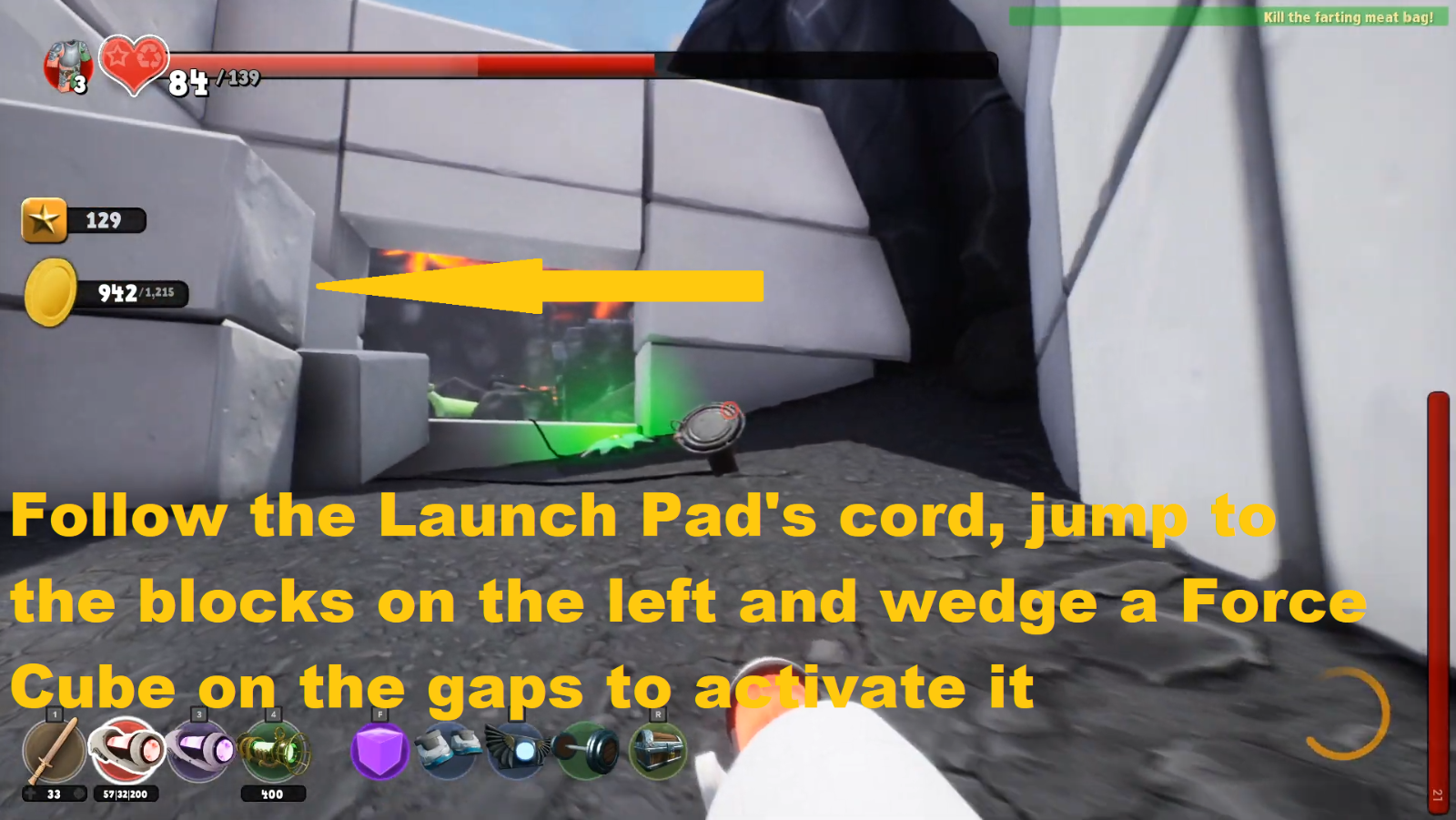 Defeat the Farting Meatbag Supraland 100 Walkthrough and Guide