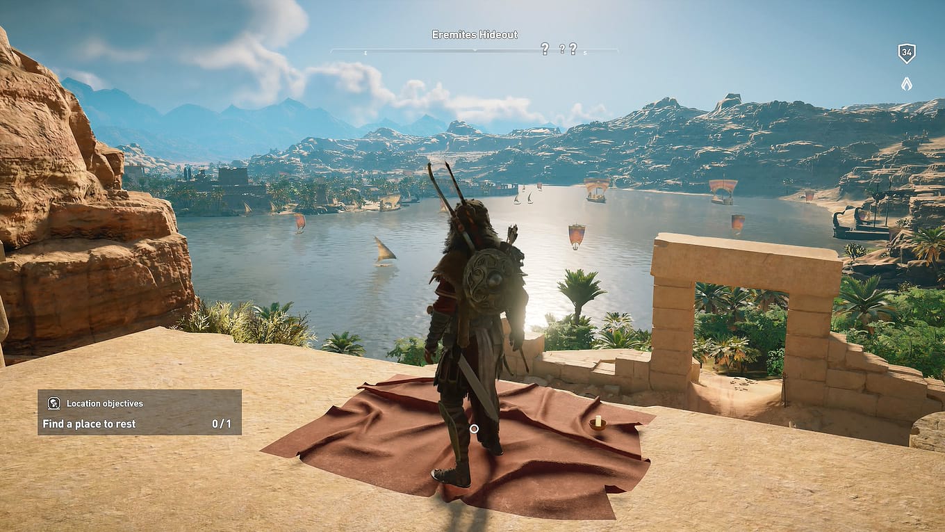 Assassins creed origins впадина каттара карта