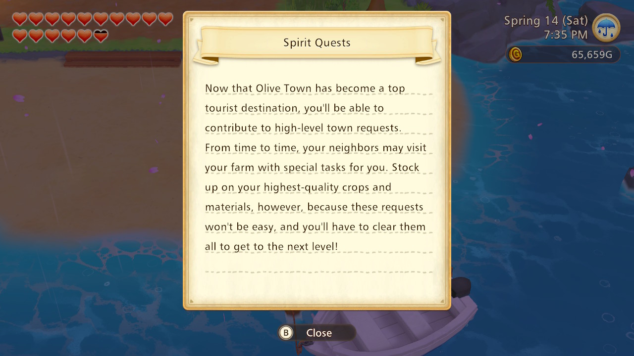 The Spirit Quests Story of Seasons Pioneers of Olive Town