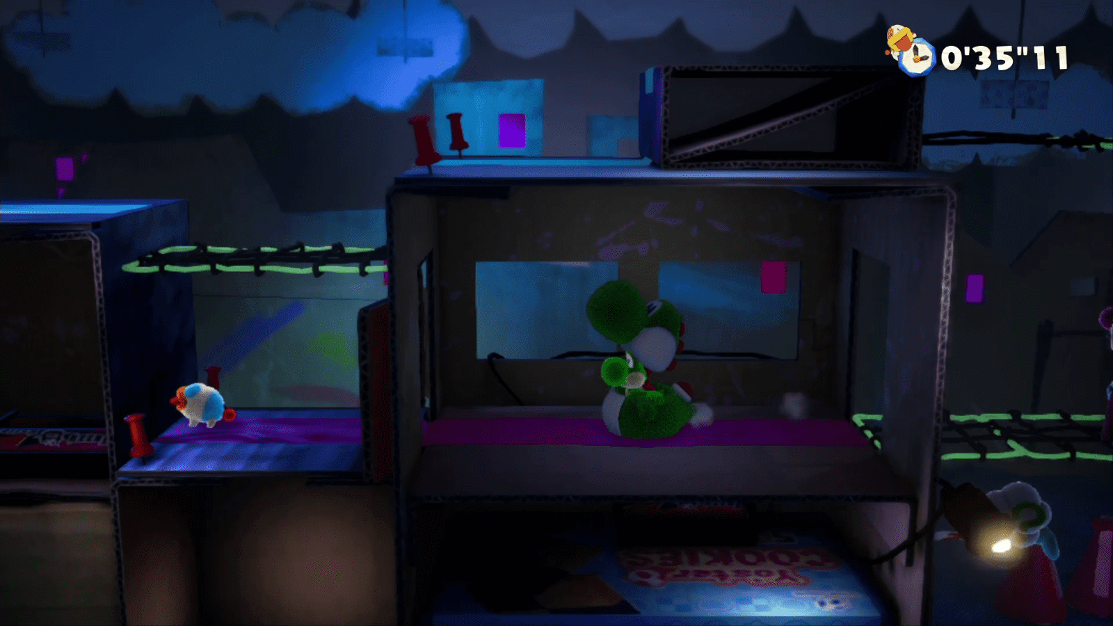 Be Afraid of the Dark Yoshi's Crafted World Walkthrough Neoseeker