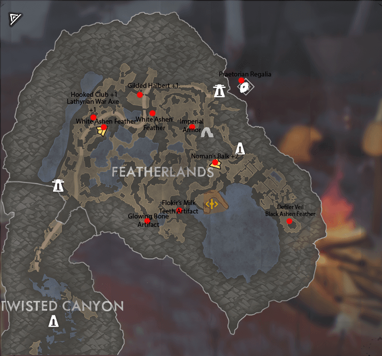 Ashen Weapons, Armour and Feathers Guide Neoseeker