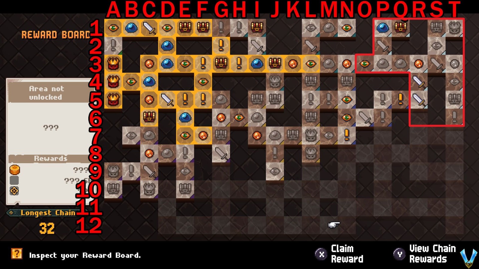 Chained Echoes All Flower Fields of Perpetua Reward Board Guide