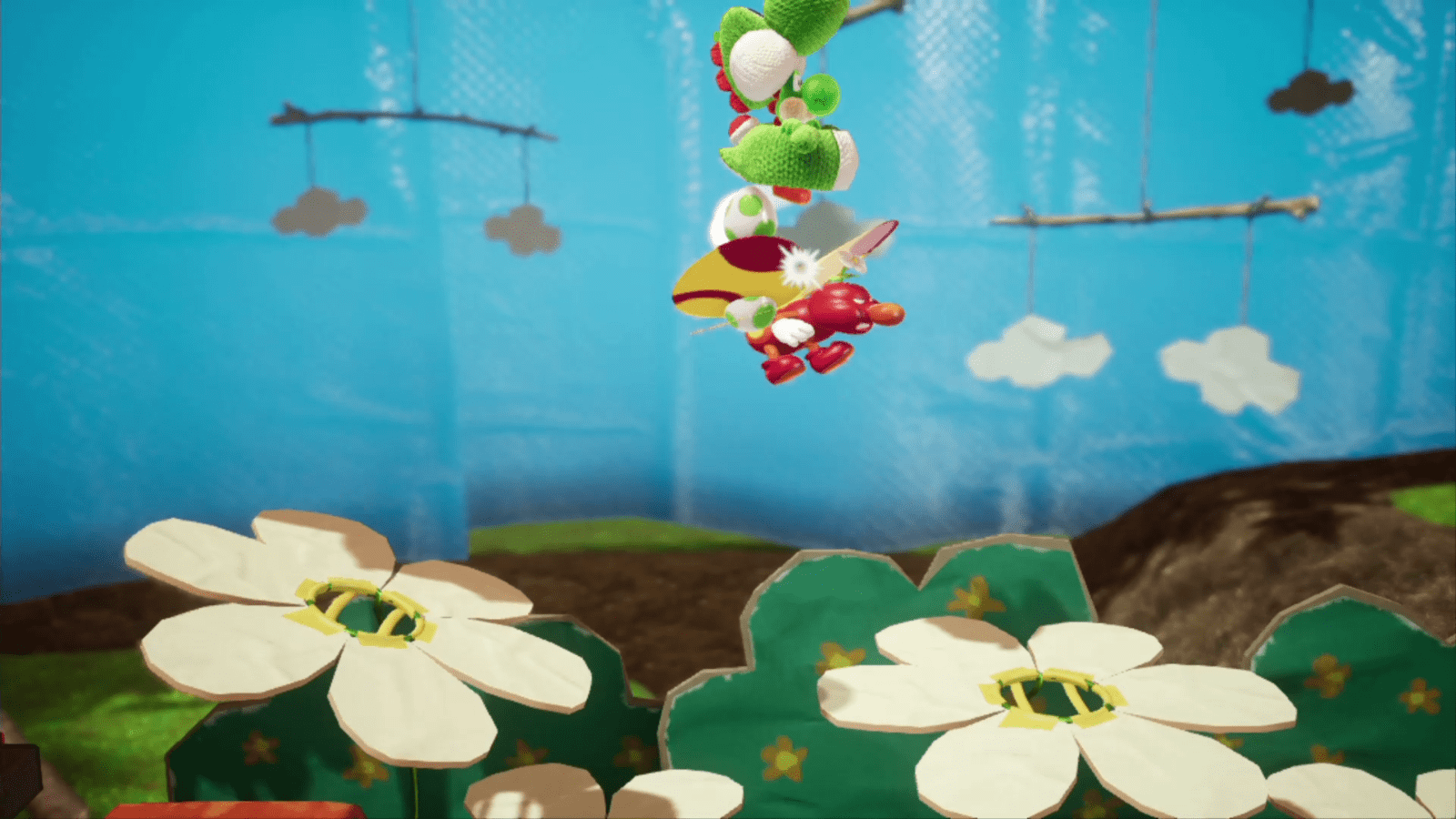 Weighing Acorns Yoshi's Crafted World Walkthrough Neoseeker