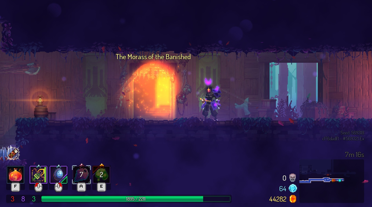 Dead cells promenade of the condemned фон профиля