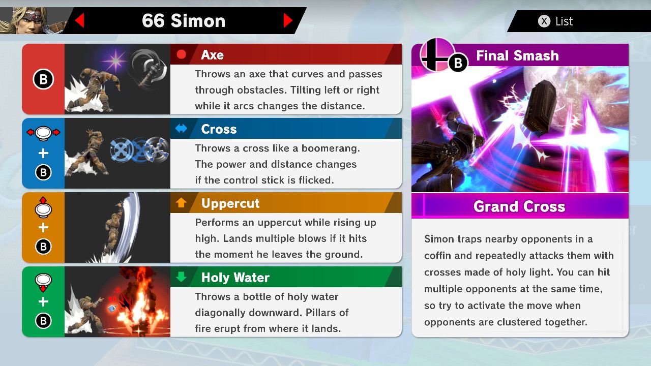 Simon - Super Smash Bros. Ultimate Walkthrough - Neoseeker