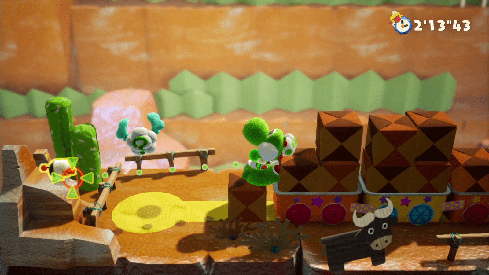Whistlestop Rails Yoshi's Crafted World Walkthrough Neoseeker