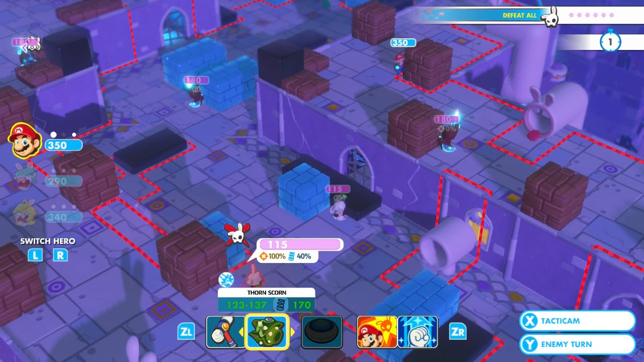 World 3-2: Peek-A-Boo! - Mario + Rabbids Kingdom Battle Walkthrough ...
