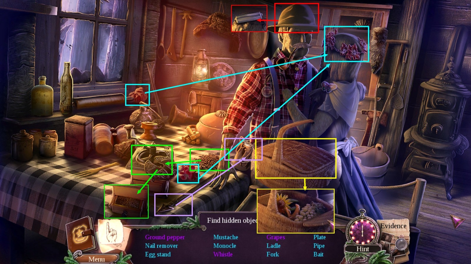 Hidden Objects Scenes (main) Enigmatis 2 The Mists of Ravenwood Walkthrough Neoseeker