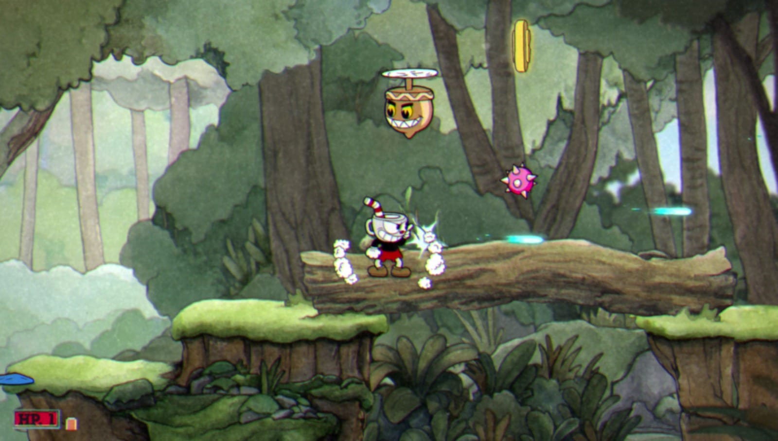 Покажи игру cuphead. Cuphead беги и стреляй. Капхед боссы беги и стреляй. Лес капхед. Cuphead PSP.