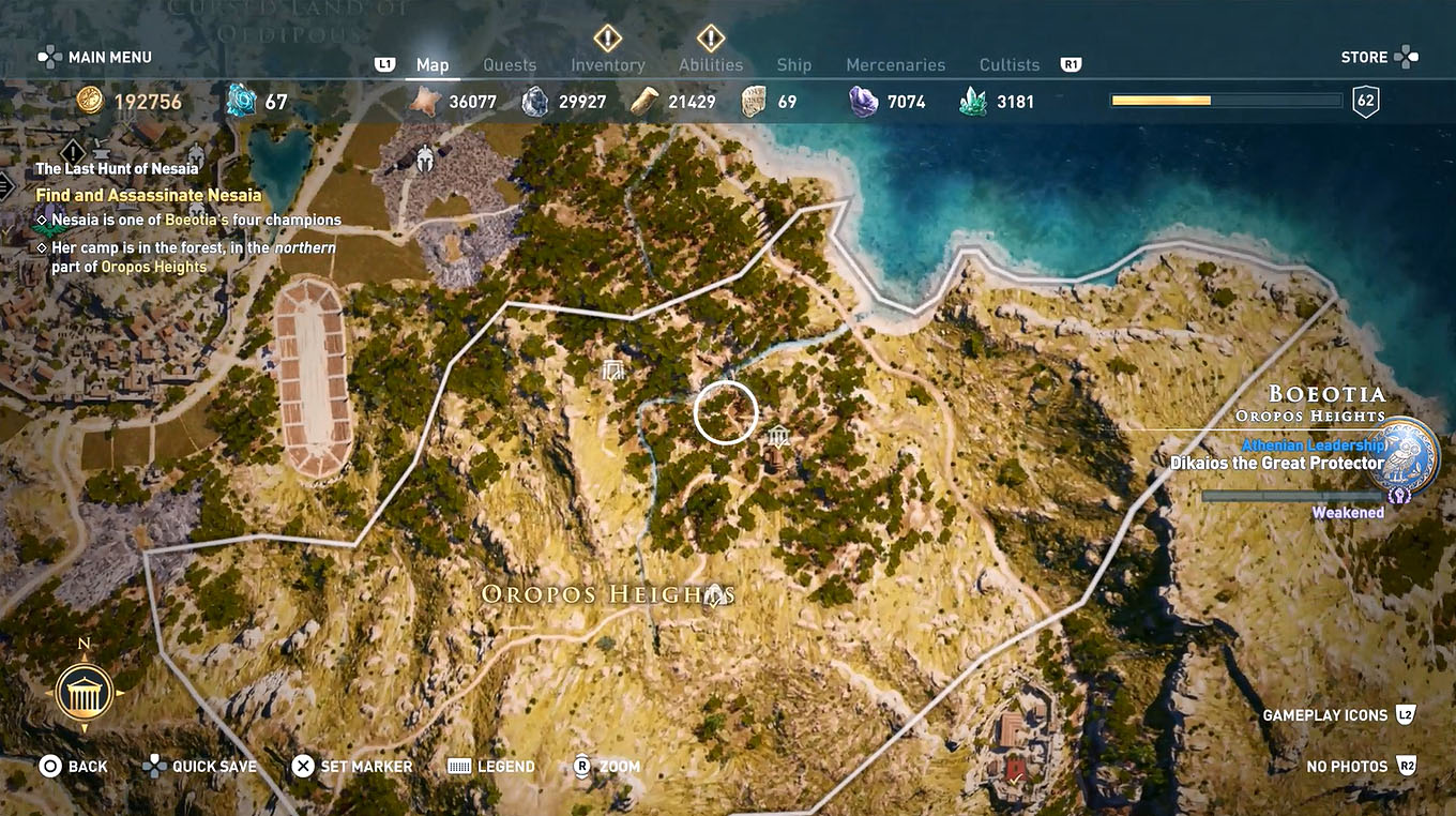 Walkthrough The Last Hunt of Nesaia Assassin's Creed Odyssey Neoseeker