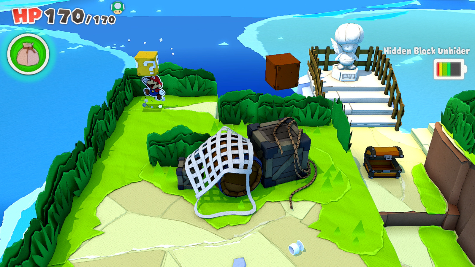 Paper Mario Origami King Hammer Island Walkthrough Paper Mario