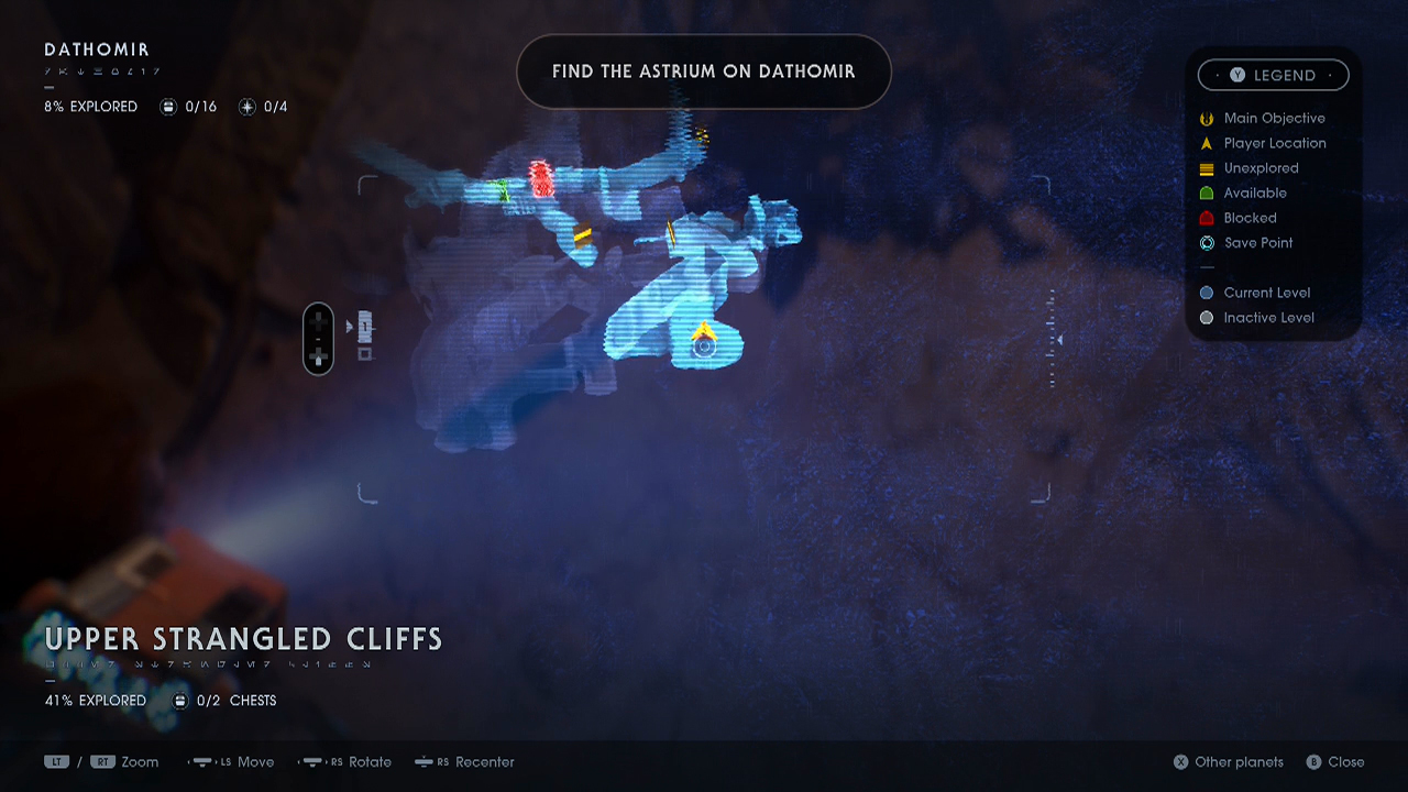 Strangled Cliffs Secret Dathomir Collectible Locations - Star Wars: Jedi Fallen Order ...