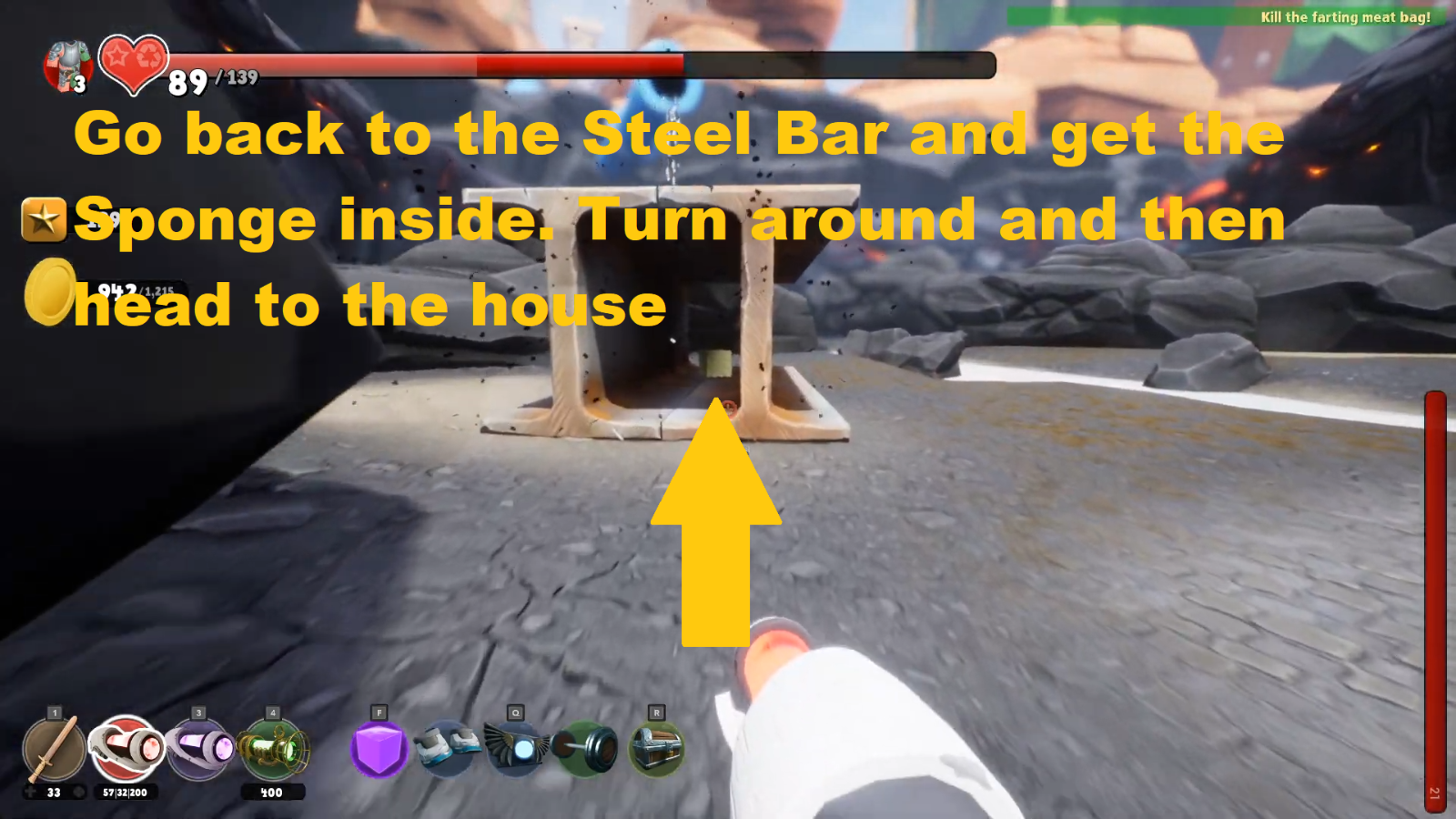 Defeat the Farting Meatbag Supraland 100 Walkthrough and Guide