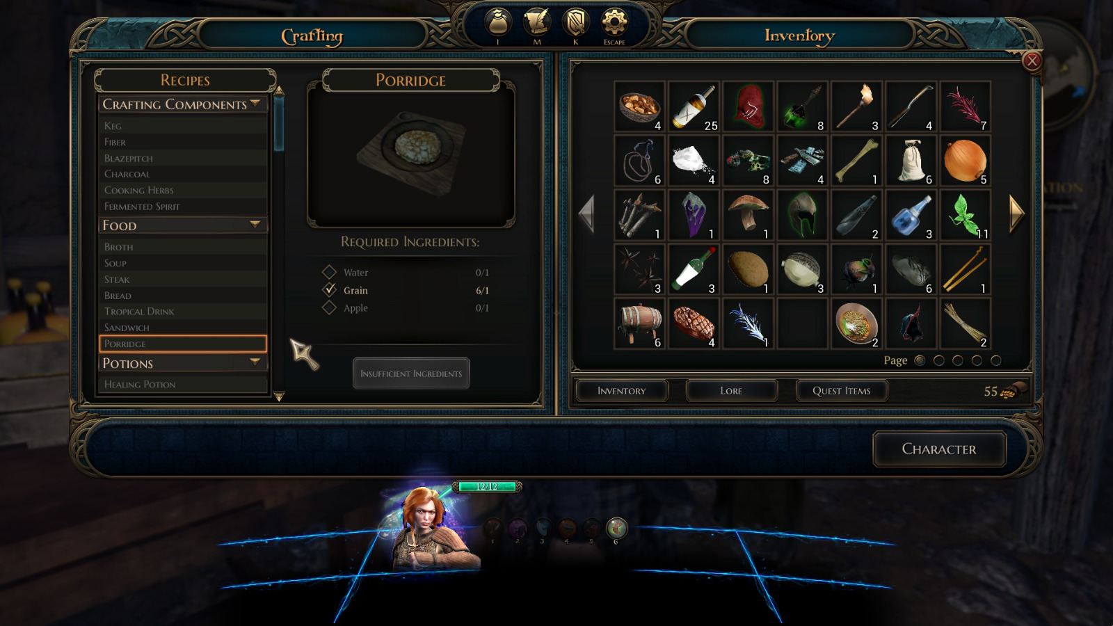 Crafting Recipes The Bard's Tale IV Barrows Deep Walkthrough Neoseeker