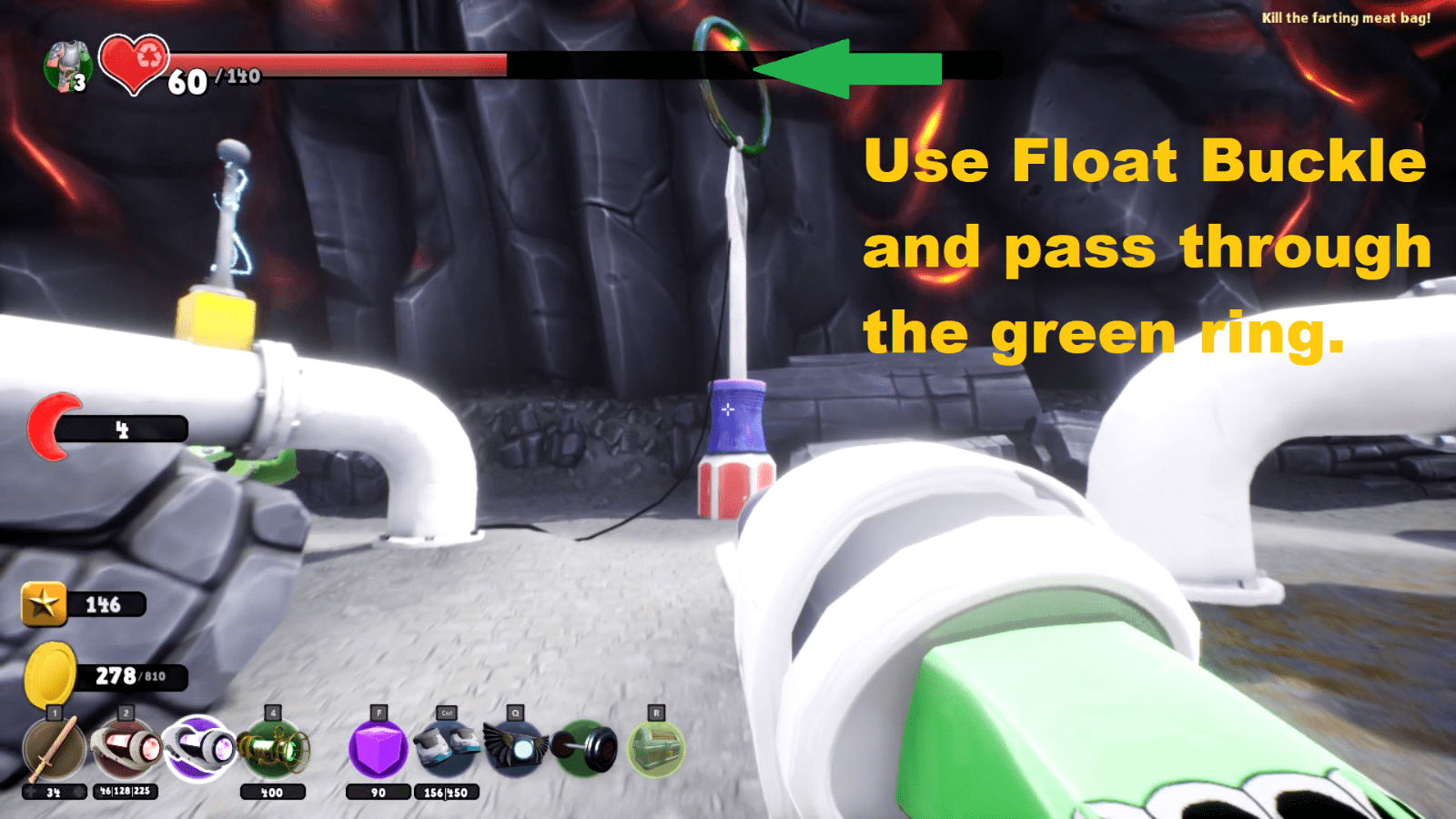 Defeat the Farting Meatbag Supraland 100 Walkthrough and Guide