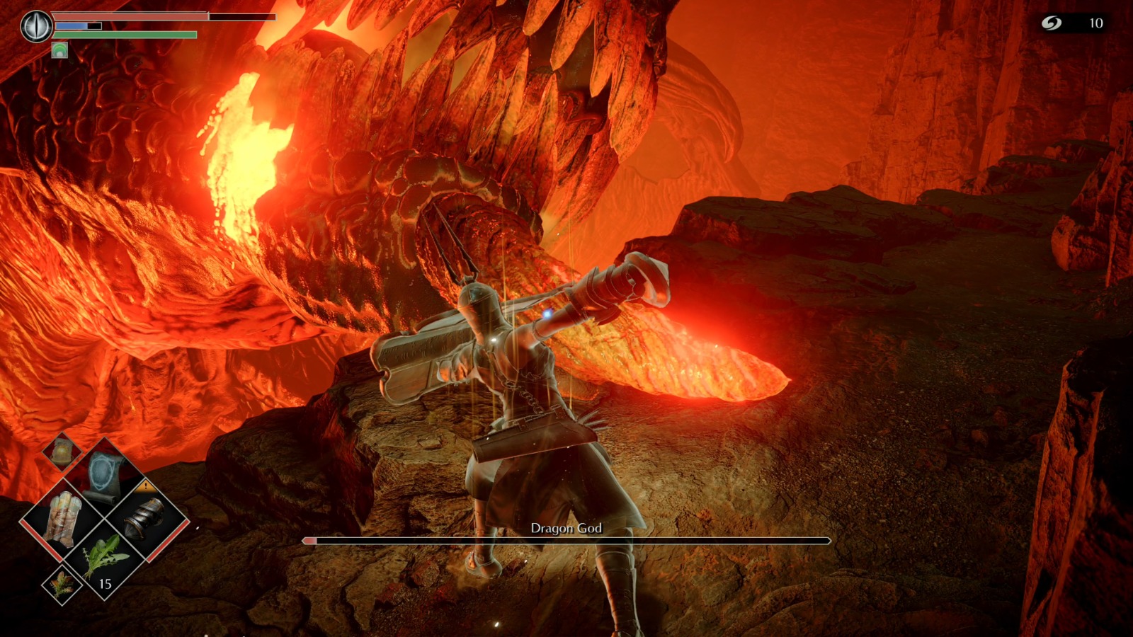 how to kill red dragon dark souls