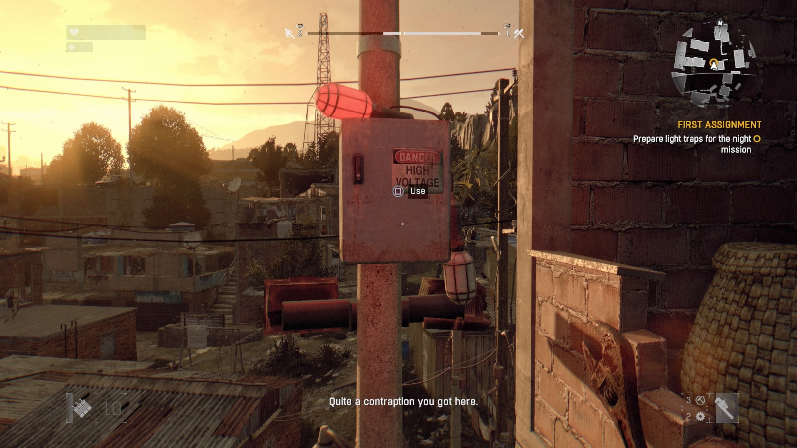 first assignment dying light pole
