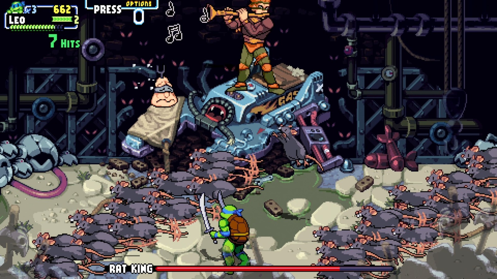 TMNT Shredder's Revenge Episode 5 King of the Spill Teenage