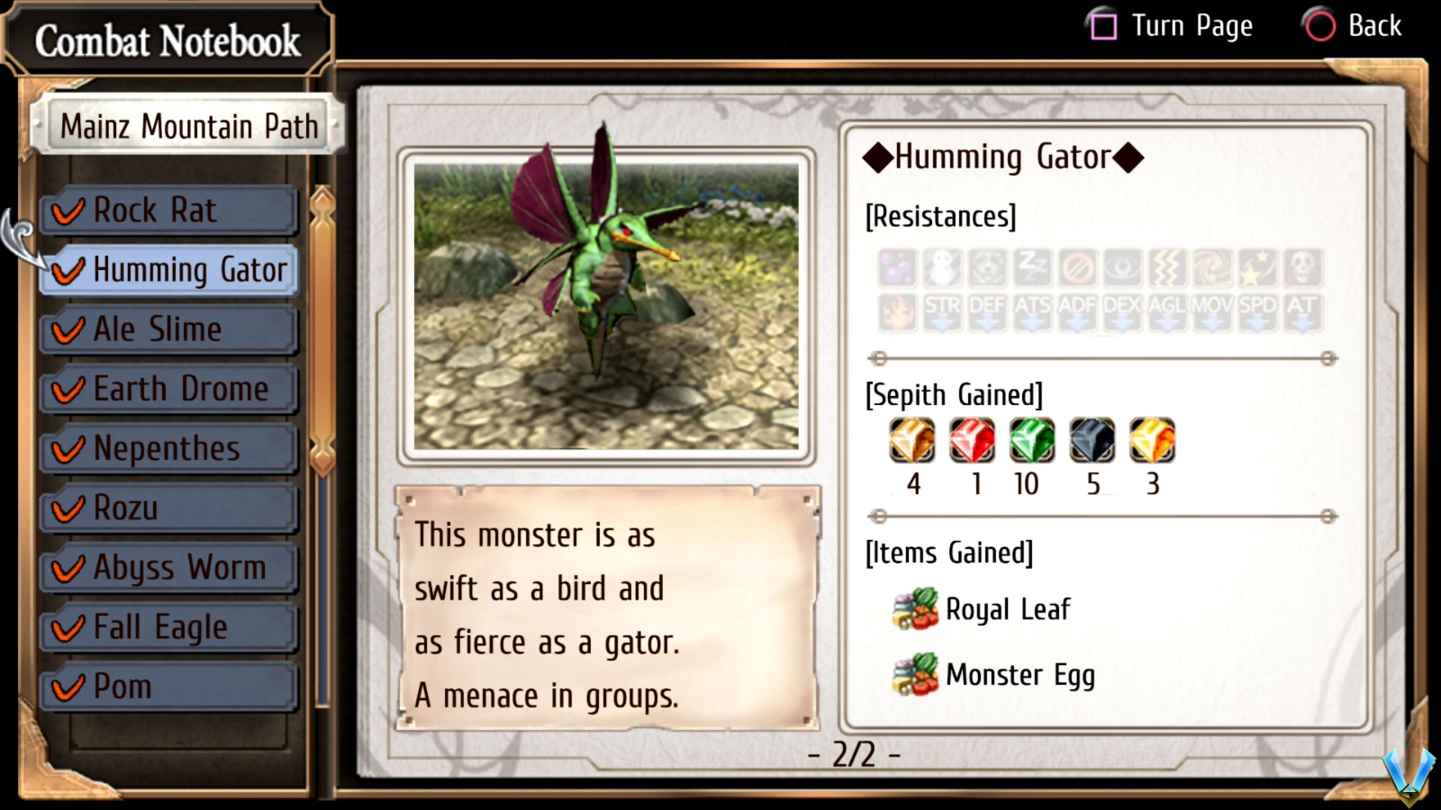 Enemy List Mainz Mountain Path - The Legend of Heroes: Trails from Zero ...