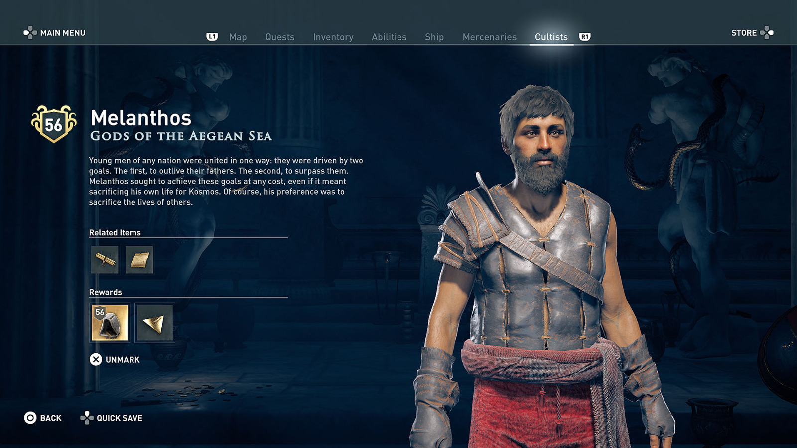 Assassin's Creed Odyssey Gods Of The Aegean Sea Branch: Gods of the Aegean Sea - Assassin's Creed Odyssey Walkthrough