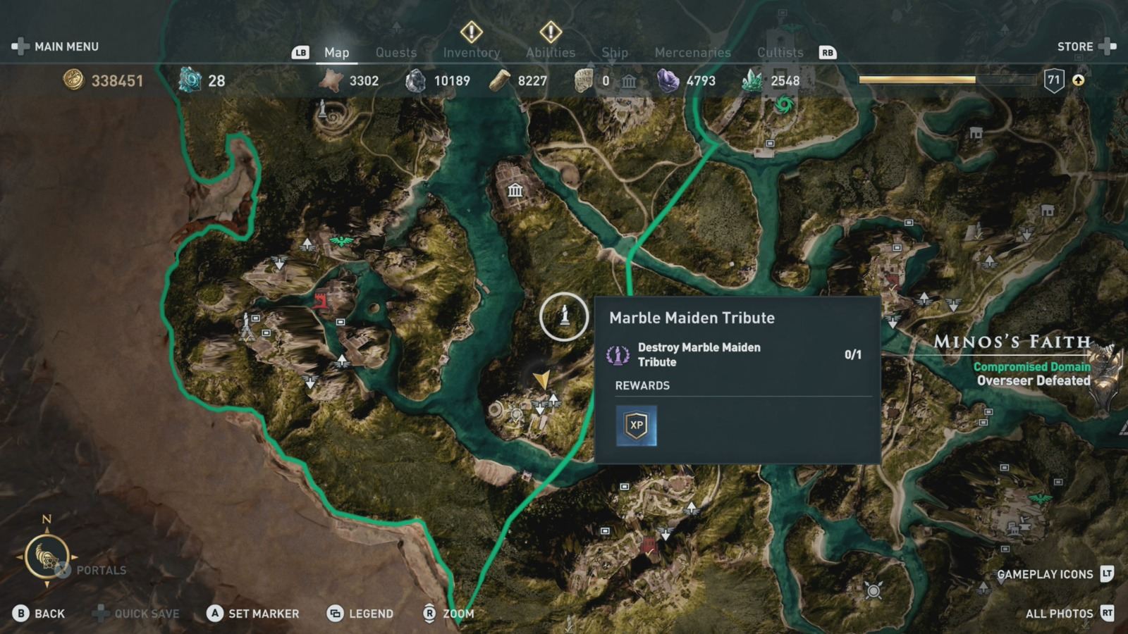 Marble Maiden Tributes Assassin's Creed Odyssey The Fate of Atlantis