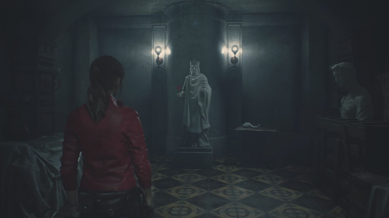 Police Station (1F, 2F) Claire - 1st Run guide - Resident Evil 2 (2019 ...