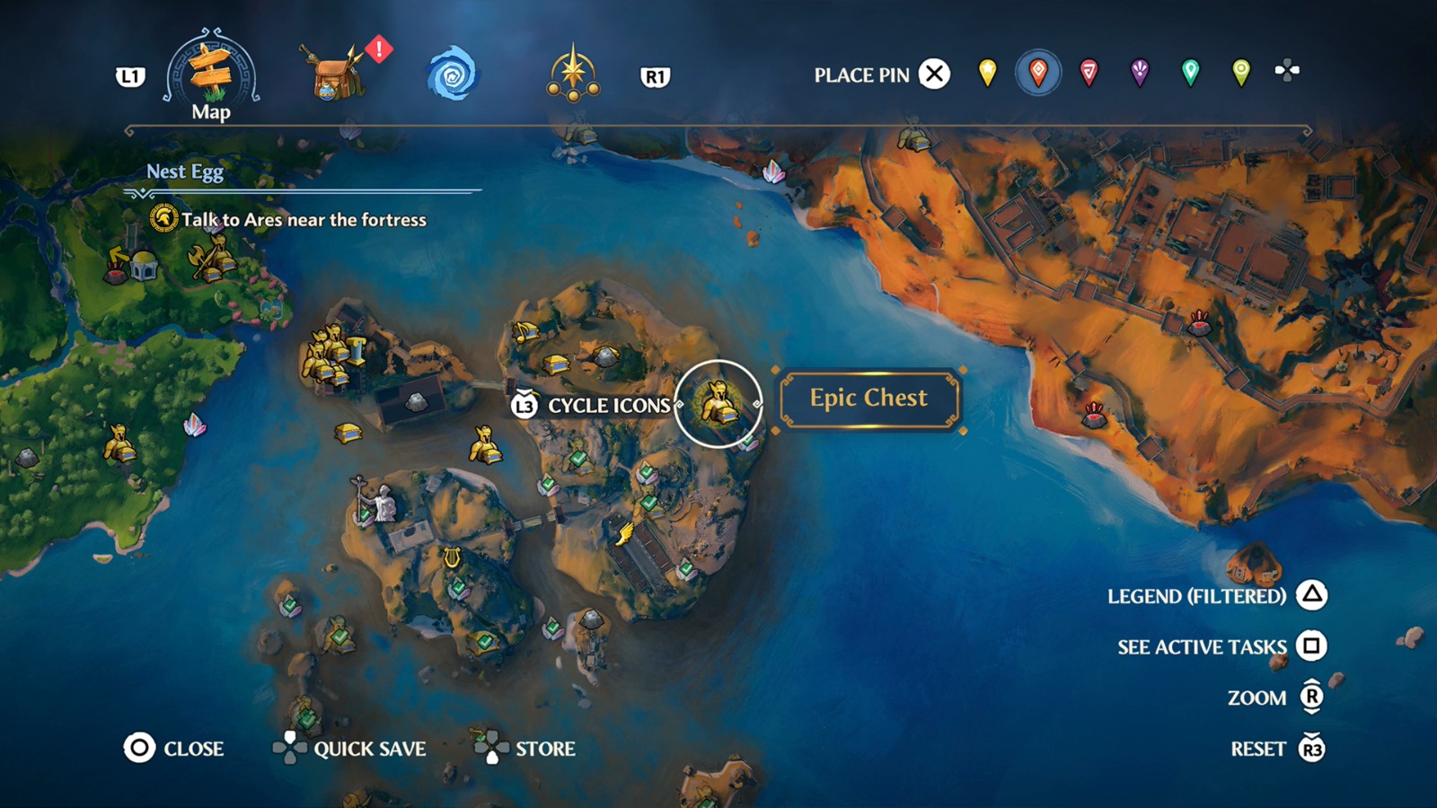 Clashing Rocks Chest Locations Immortals Fenyx Rising Walkthrough