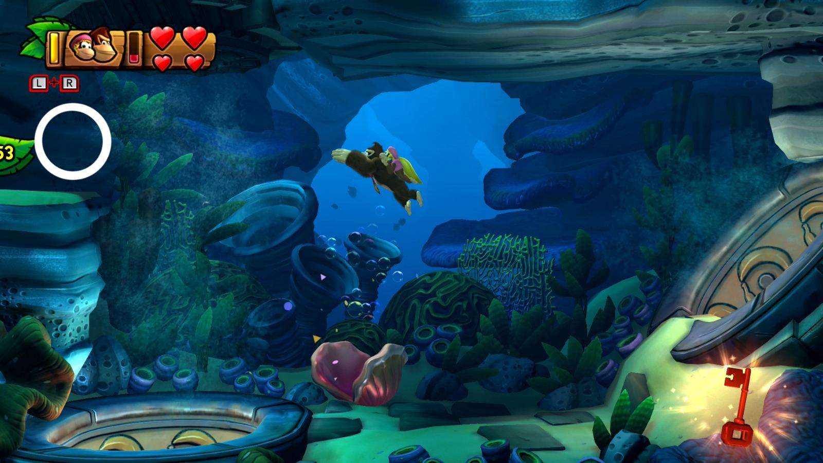 4-B Shoal Atoll - Donkey Kong Country: Tropical Freeze Walkthrough ...