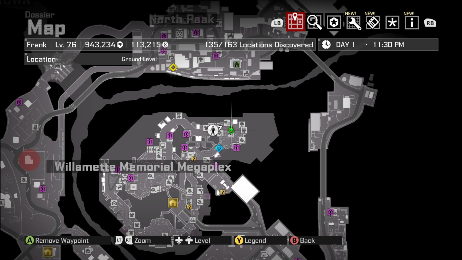 Cell Phone Location Guide - Willamette Memorial Megaplex - Dead Rising ...