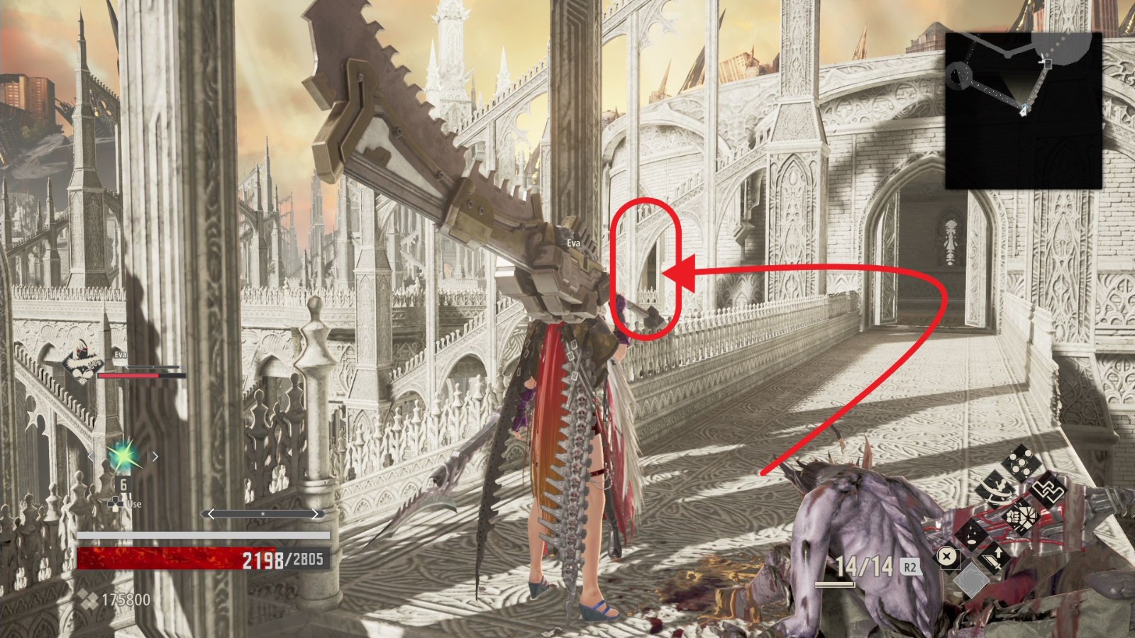code vein cathedral map