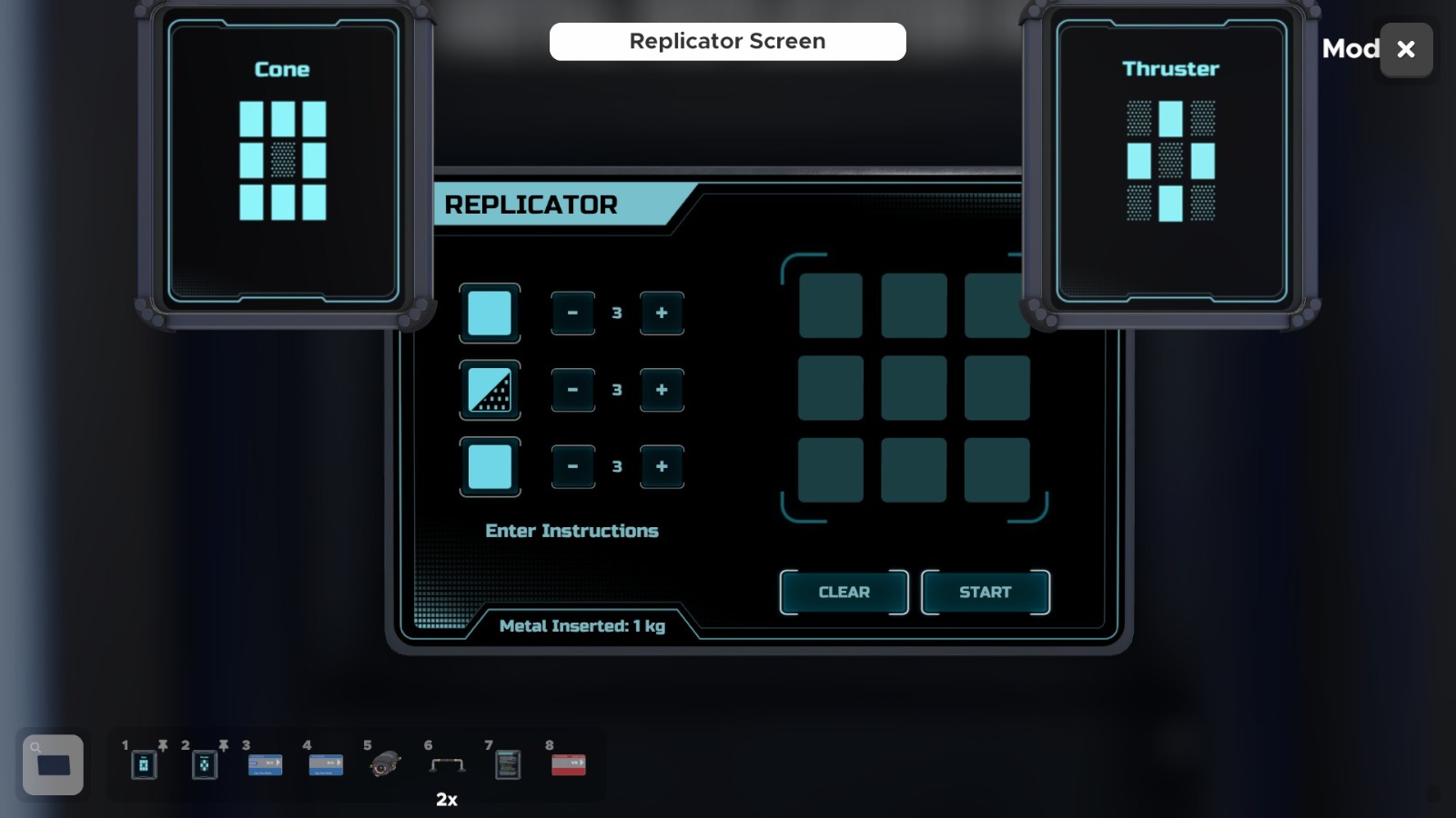 replicator screen escape simulator