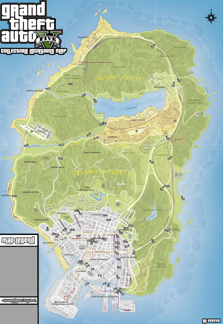 Collectible Locations Guide Grand Theft Auto V Neoseeker