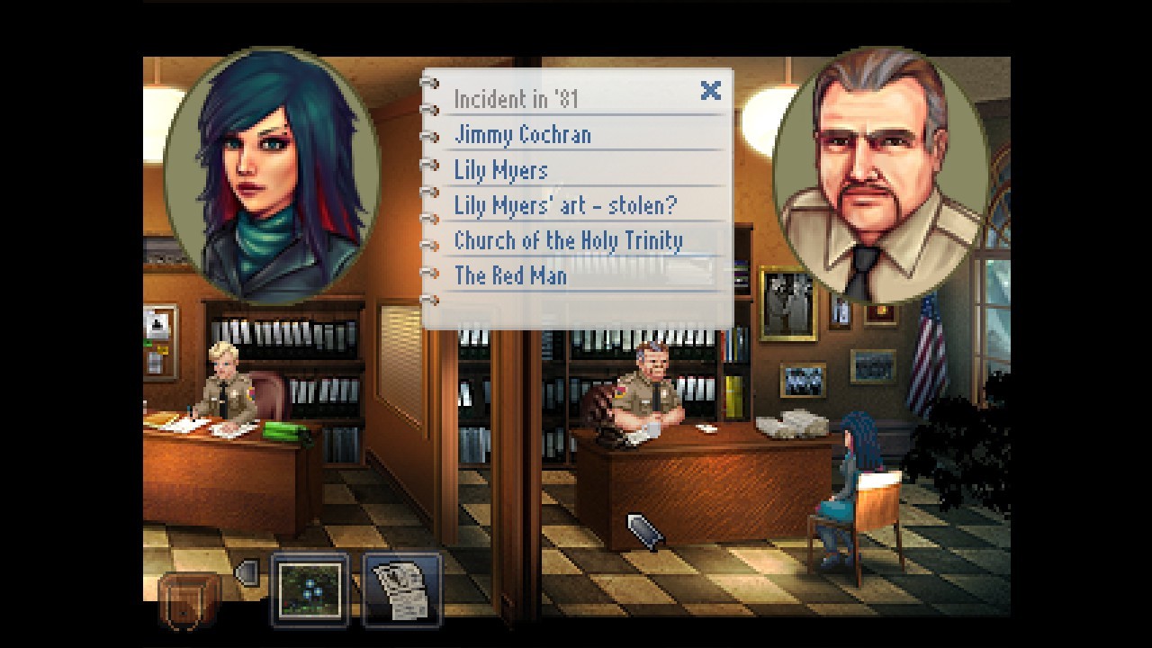 Day Three (original) Sheriff's Station (I) Kathy Rain Walkthrough