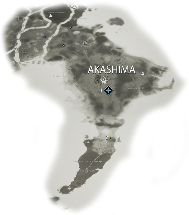 toyotama map ghost of tsushima