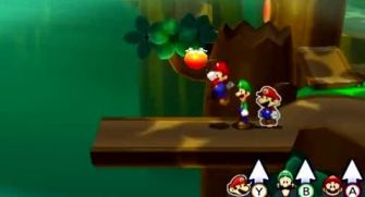 Chapter 7 - Gloomy Woods - Mario & Luigi: Paper Jam Walkthrough - Neoseeker