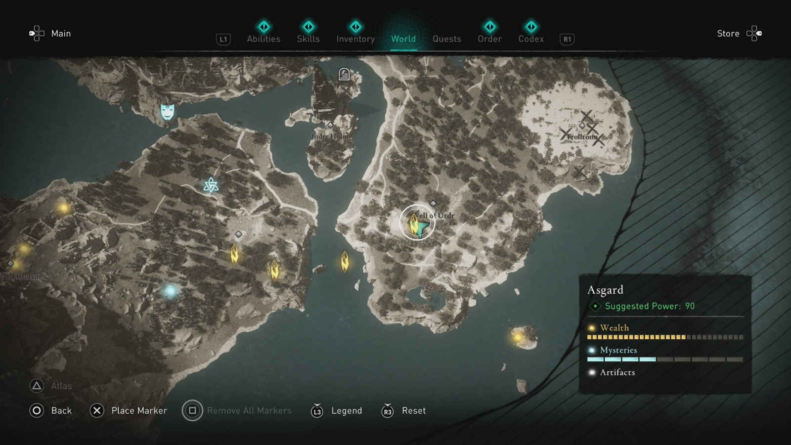 Ymirs Tear Stone Locations/Asgard Tear Stone Locations Assassin's