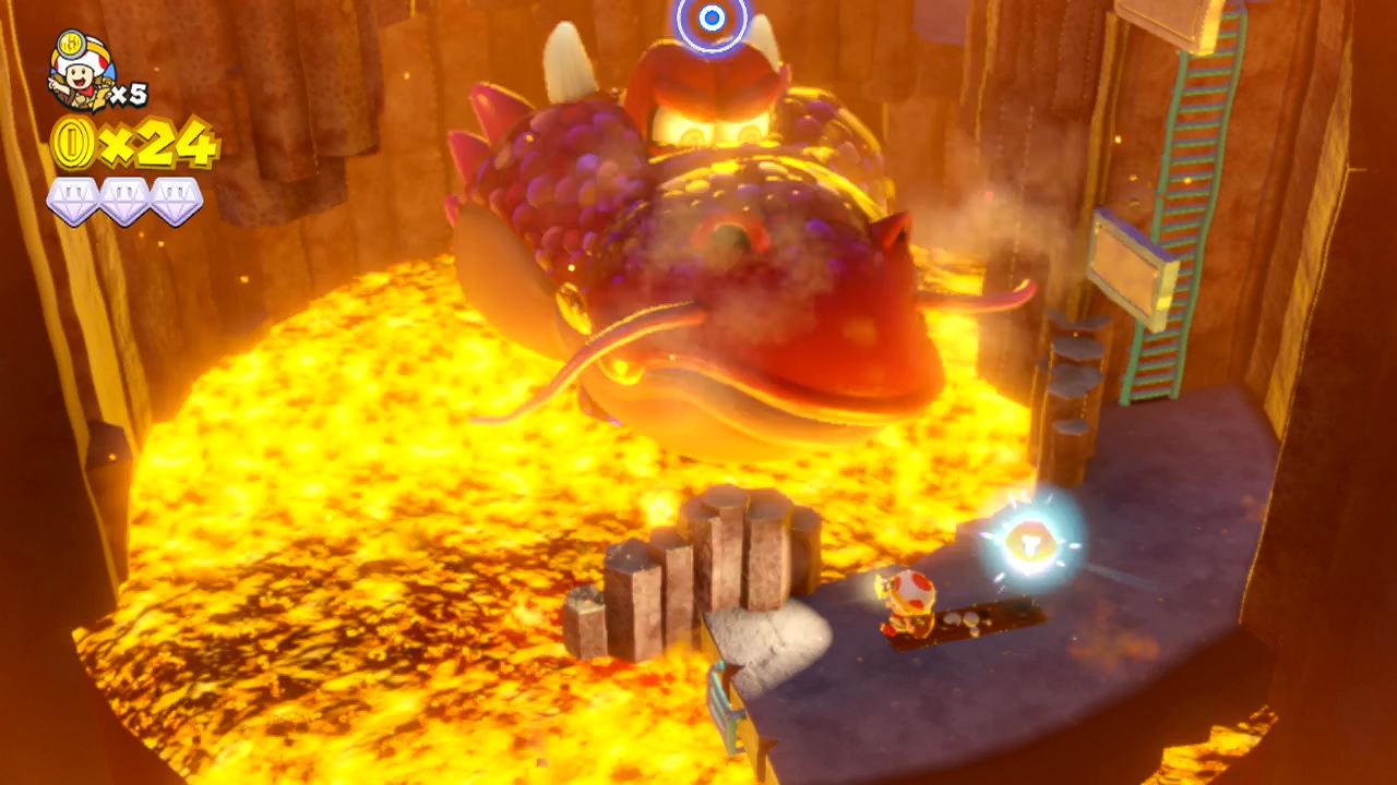 1-10 The King of Pyropuff Peak - Captain Toad: Treasure Tracker Switch ...