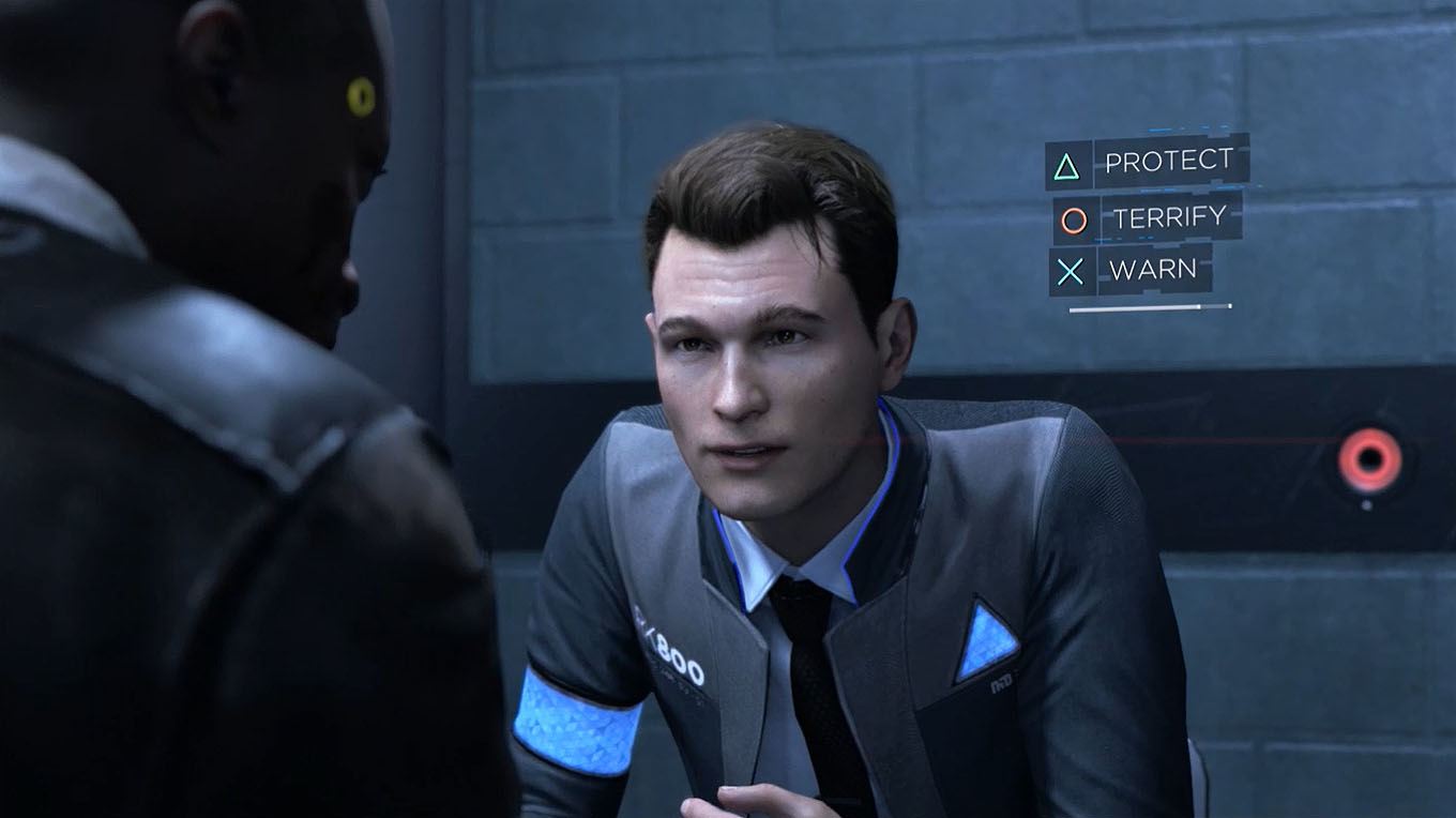 Walkthrough: The Interrogation - Detroit: Become Human - Neoseeker